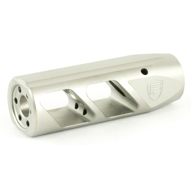 Fortis Manufacturing Red 7.62x39mm Muzzle Brake Stainless Silver
