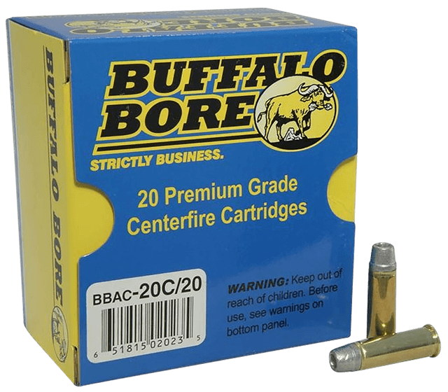 Buffalo Bore Ammunition 20C20 Standard Pressure Strictly Business 38Special 158gr Lead Semi Wad Cutter Hollow Point 20 Rounds