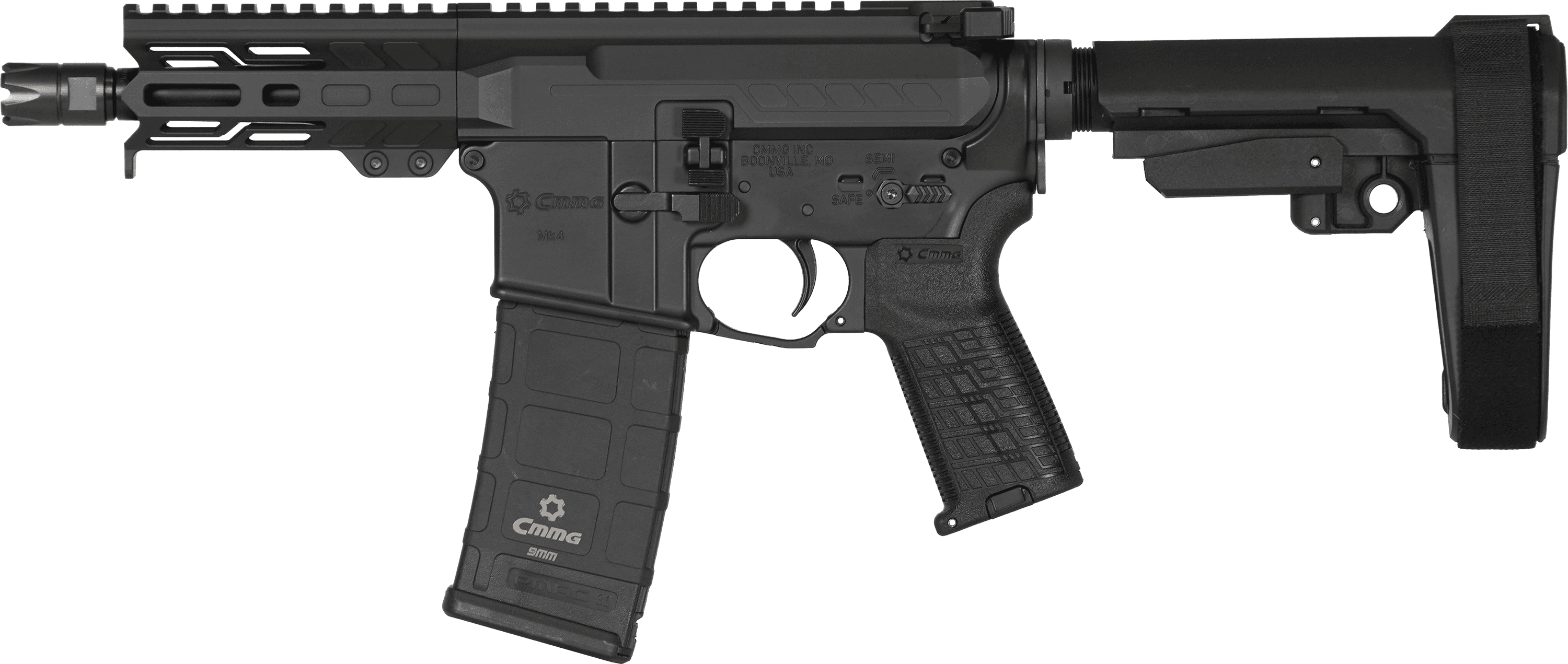 CMMG Banshee MK4 9mm Luger 5" Barrel 30 Rounds Armor Black