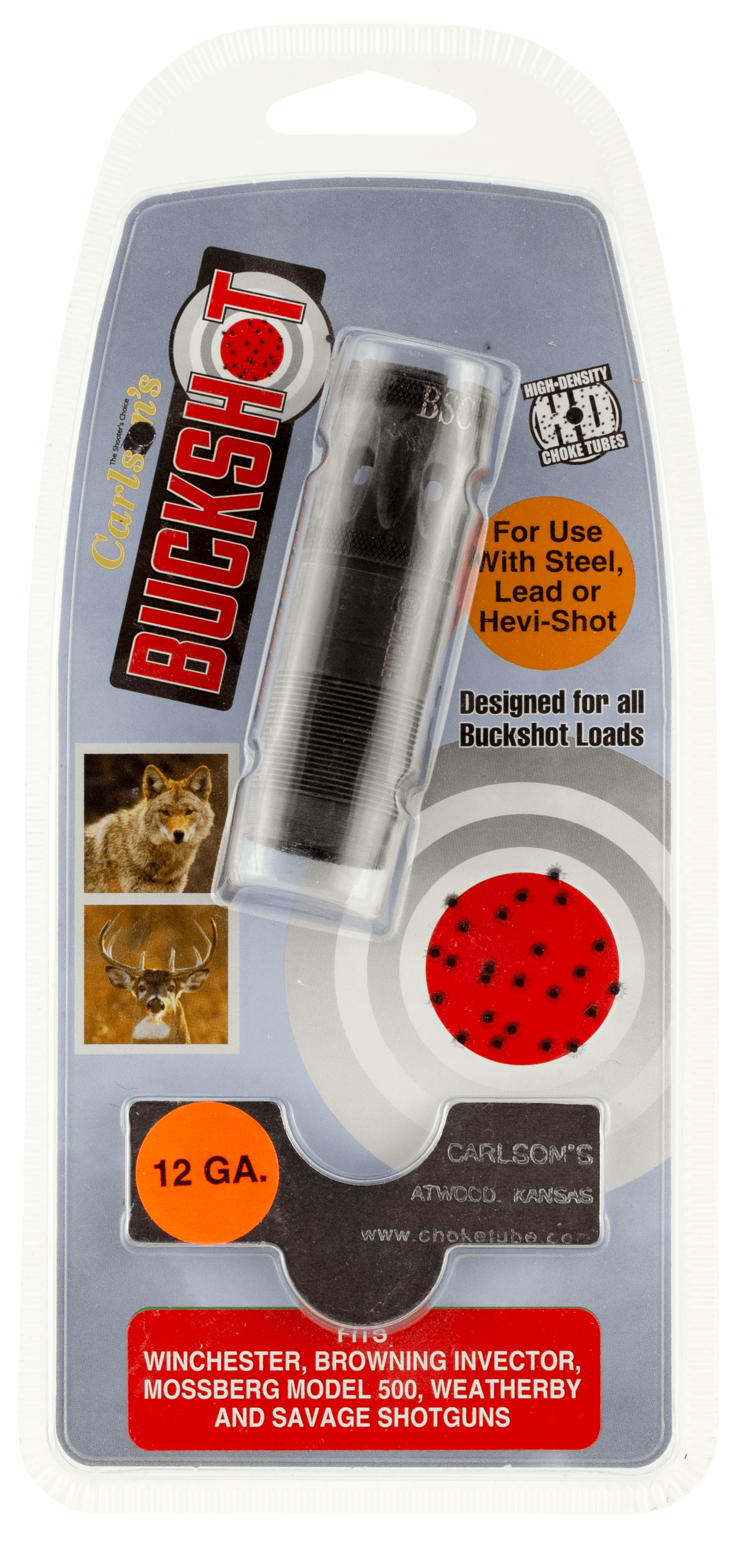 Carlson's Buckshot Invector Winchester 12 Gauge Ported Extended Choke .700 17-4