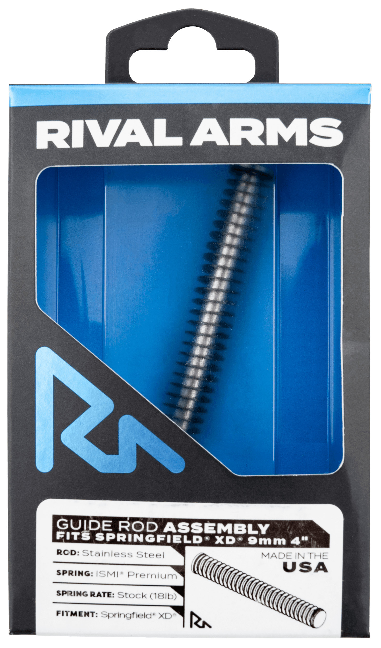 Rival Arms Rara50A101S Stainless Steel Guide Rod Assembly for Springfield XD-9