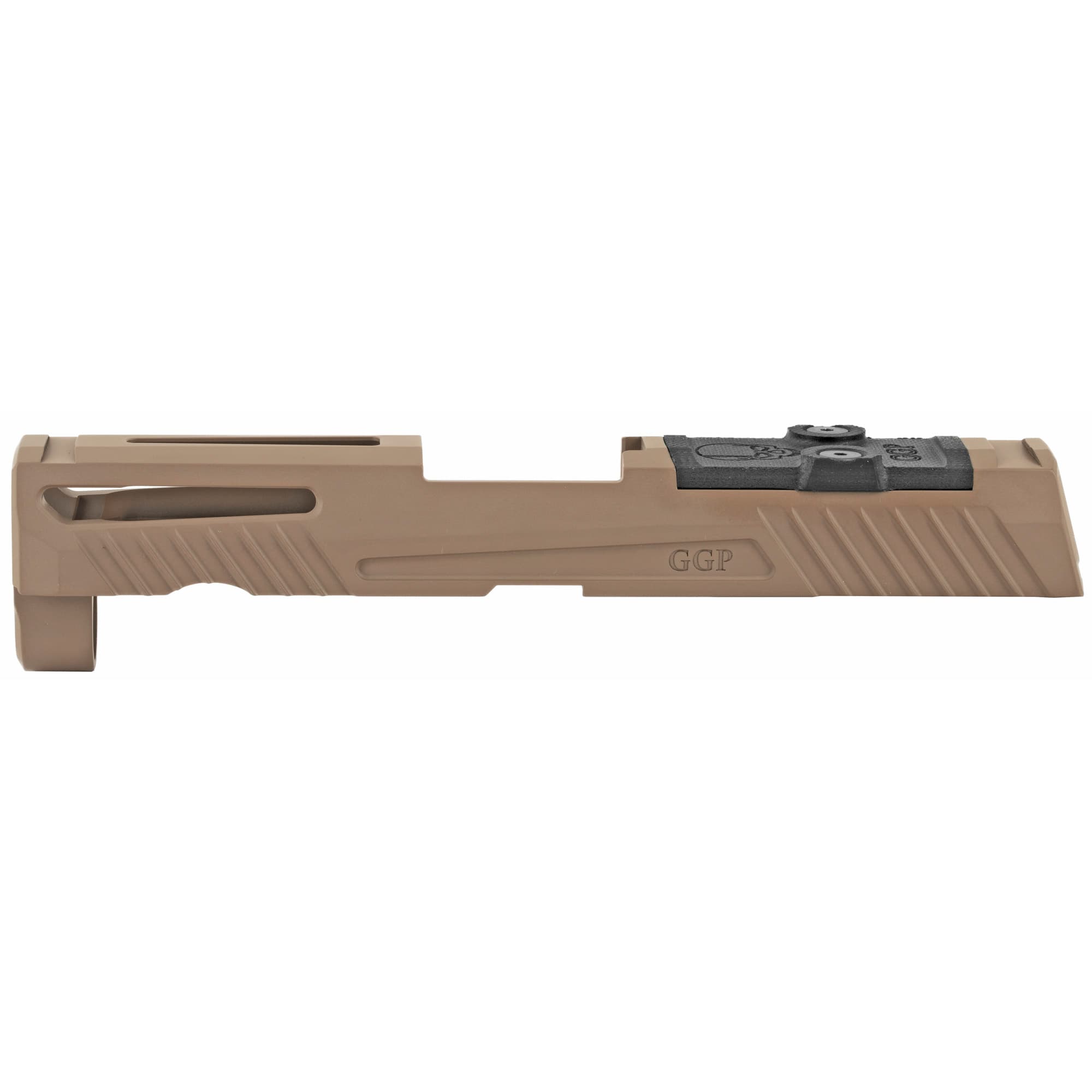 Grey Ghost Gear GGP320 C FDE Stripped Slide RMR Cut for SIG P320 CMPCT