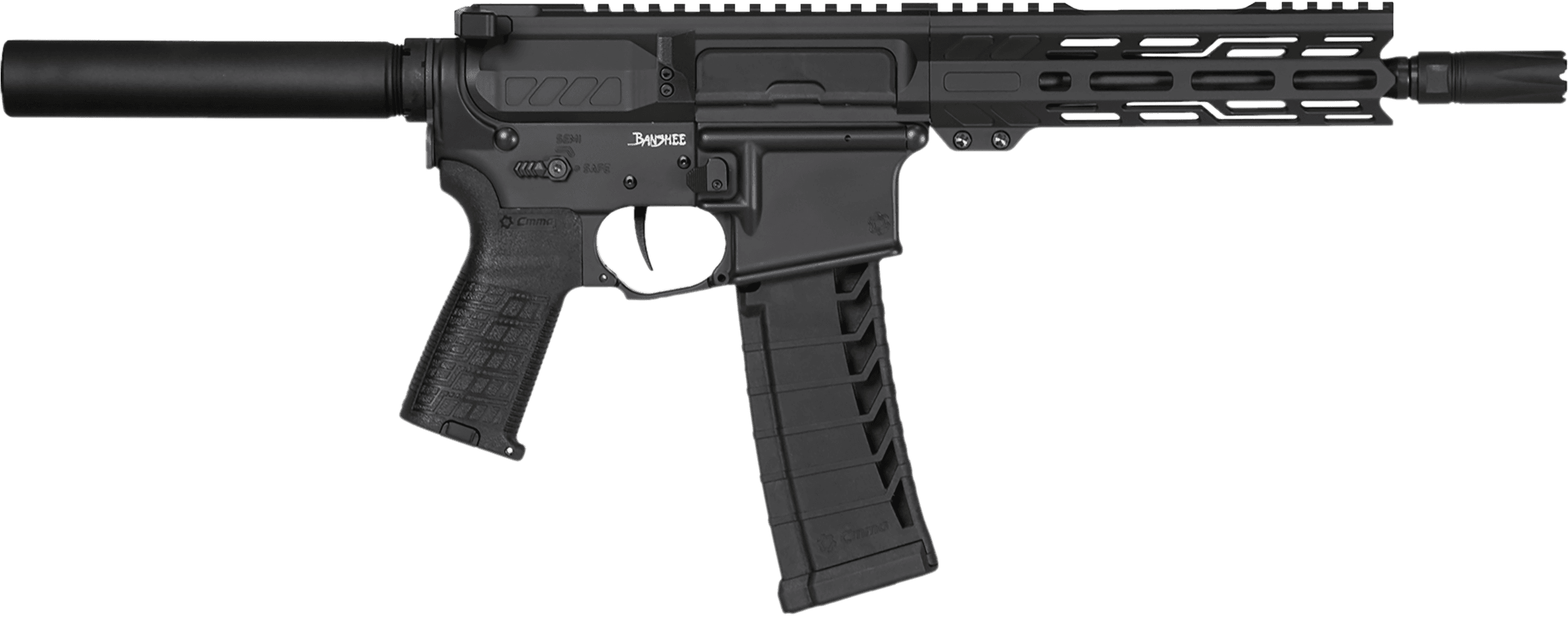 CMMG Banshee MK4 22 Long Rifle 9" 25+1 Tube AR Pistol