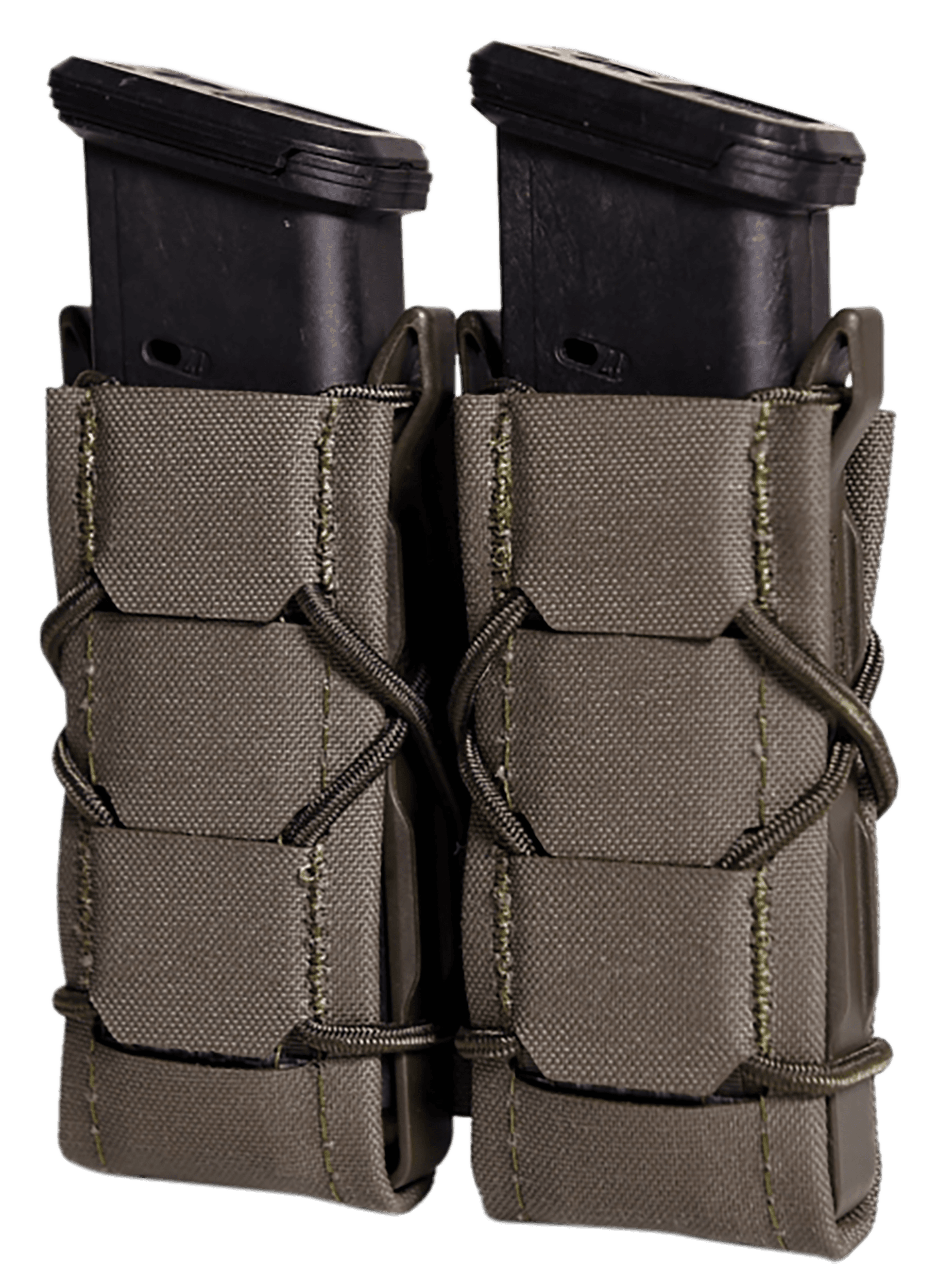 High Speed Gear 24PT02OD TACO Gen 2 Double Pistol OD Green Nylon MOLLE Compatible w/ Pistol