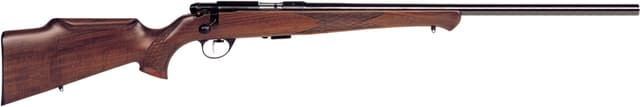 Anschutz 1712 Silhouette 22 Long Rifle, 21.6in. Barrel, 5rd, Wood Monte Carlo Stock, Med. Weight Tap. Barrel & 2 Stage Trigger - Black (NPN: 7594)