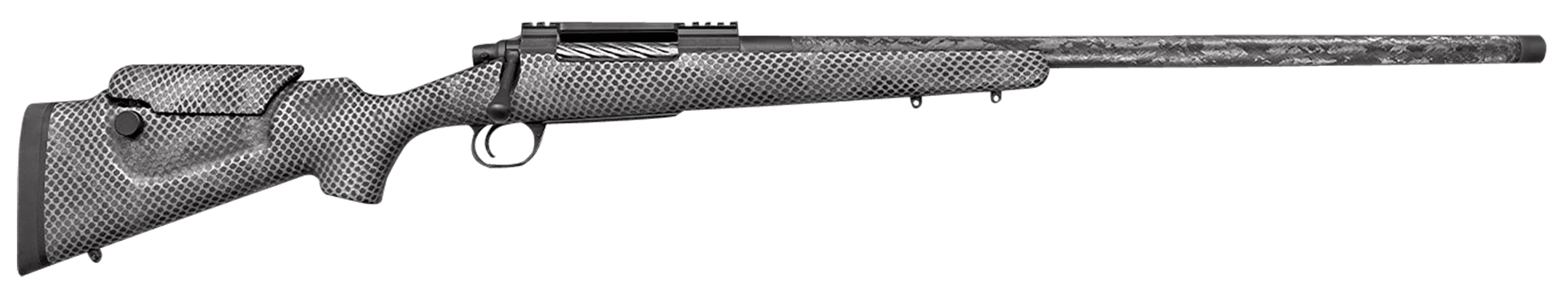 Proof Research 135556 Tundra TI Full Size 300 PRC 4+1 24" Carbon Fiber Match Grade/Threaded Barrel Black Titanium Receiver Black Jungle Camo Fixed w/Adj Cheek Rest Stock