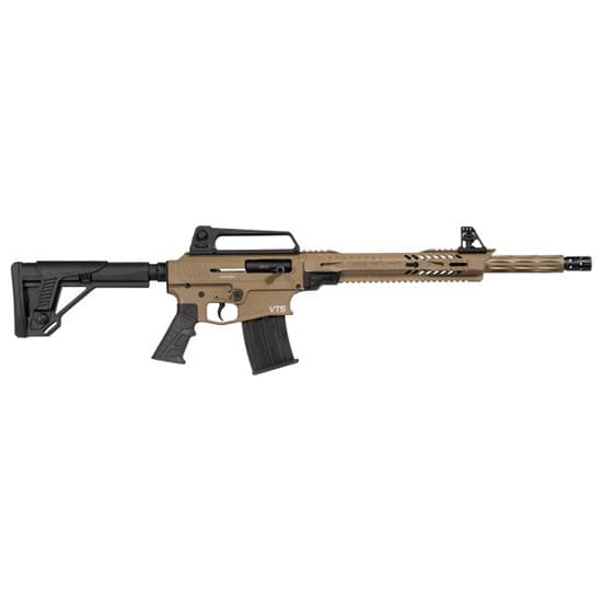 Escort Shotguns DF12 12GA, 18in. Barrel, 5rd, Black Stock & Grip - FDE (HEDF121803F1)