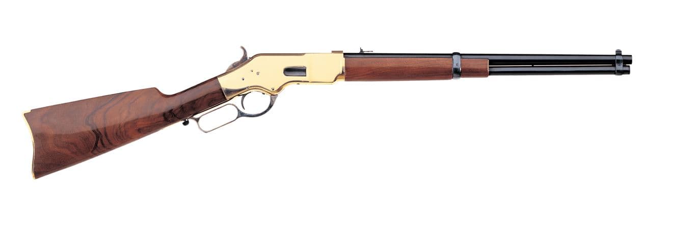 Taylors and Company 1866 Carbine 38 Special 19 Inch 10 Rounds Brass Receiver Blued Finish Walnut Stock