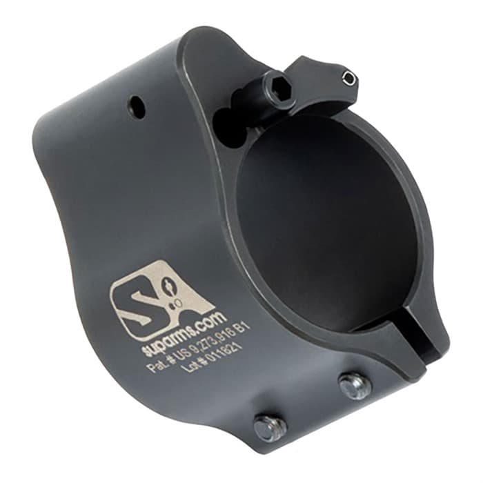 Superlative Arms AR-15 Clamp On Adjustable Gas Block 0.875in Stainless