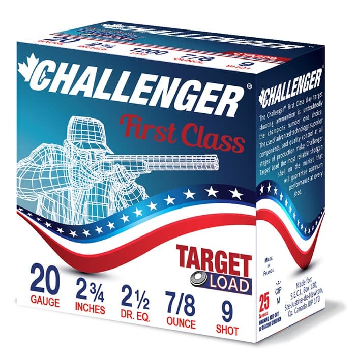 CHALLENGER FIRST CLASS 20GA 7/8OZ #9 (CTA209)