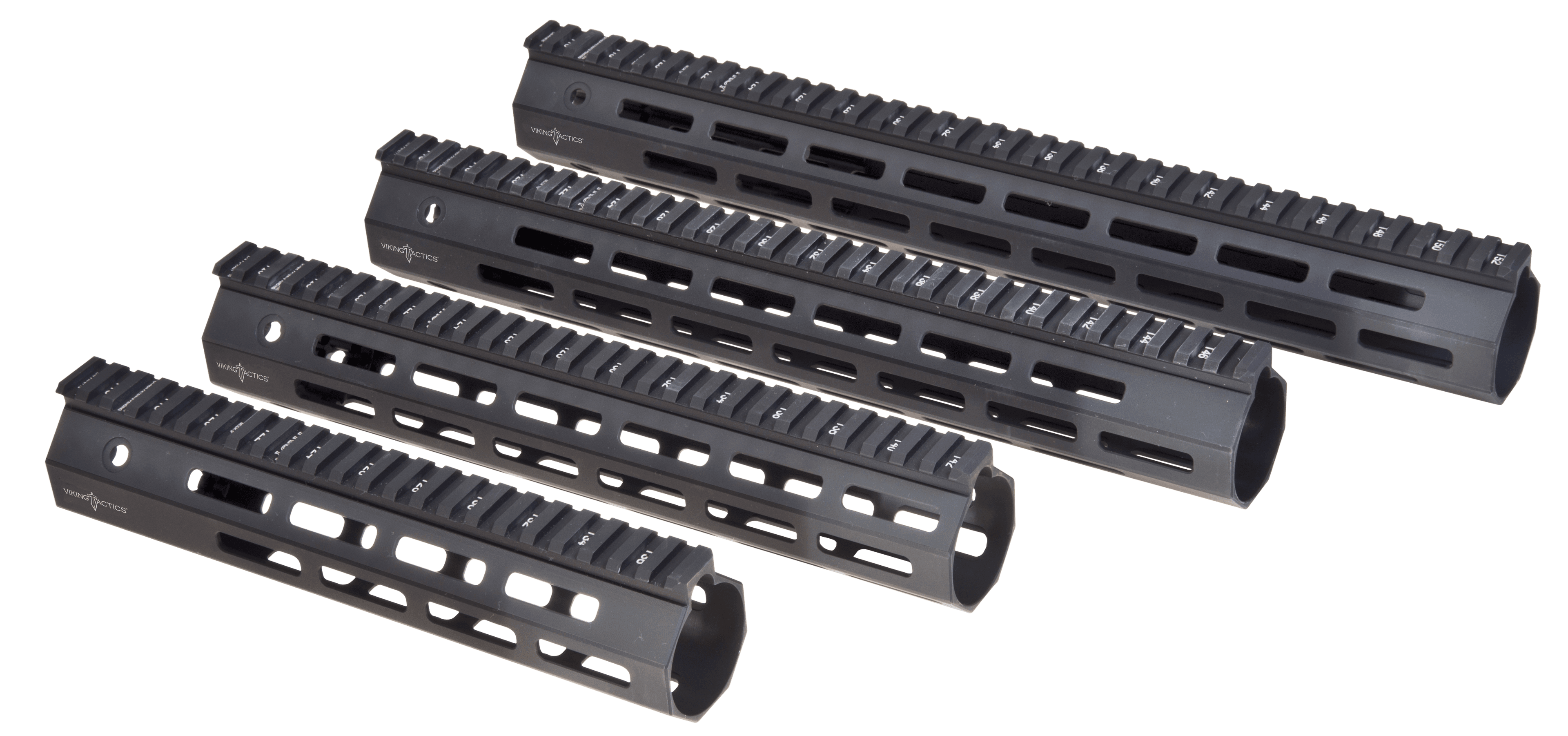 Troy Battle Rail MLOK Aluminum Anodized 9 inch Quad Rail for Ar15 M16