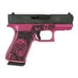 Glock G43X 9mm Luger 3.41in Barrel 10rd Pink Champagne Sugar Skull Grip