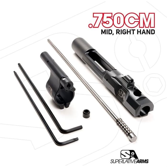 Superlative Arms Ar-15 Adjustable Piston System Clamp-On 0.750 Gas Block