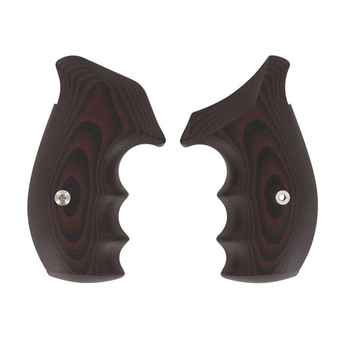 Vz Grips Smith and Wesson N Frame Round Butt G 10 Black Cherry
