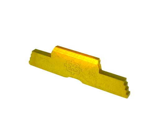 Cross Armory CRG5SLGD Slide Lock Extended Gold Steel for Glock Gen1-5 P80