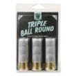Reaper Defense Triple Ball Round Shotshell 12ga 2-3/4" Rubberballx3 3/ct
