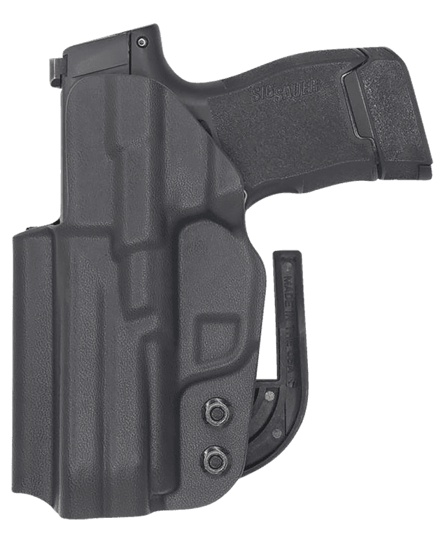 C&G Holsters 0258100 Covert IWB Black Kydex Belt Clip Fits Sig P365