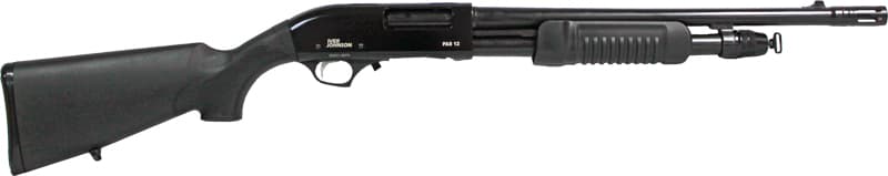 Iver Johnson PAS12 12GA, 18.5in. Barrel, 5rd, Synth. Stock & Forend - Black (PAS12MB)
