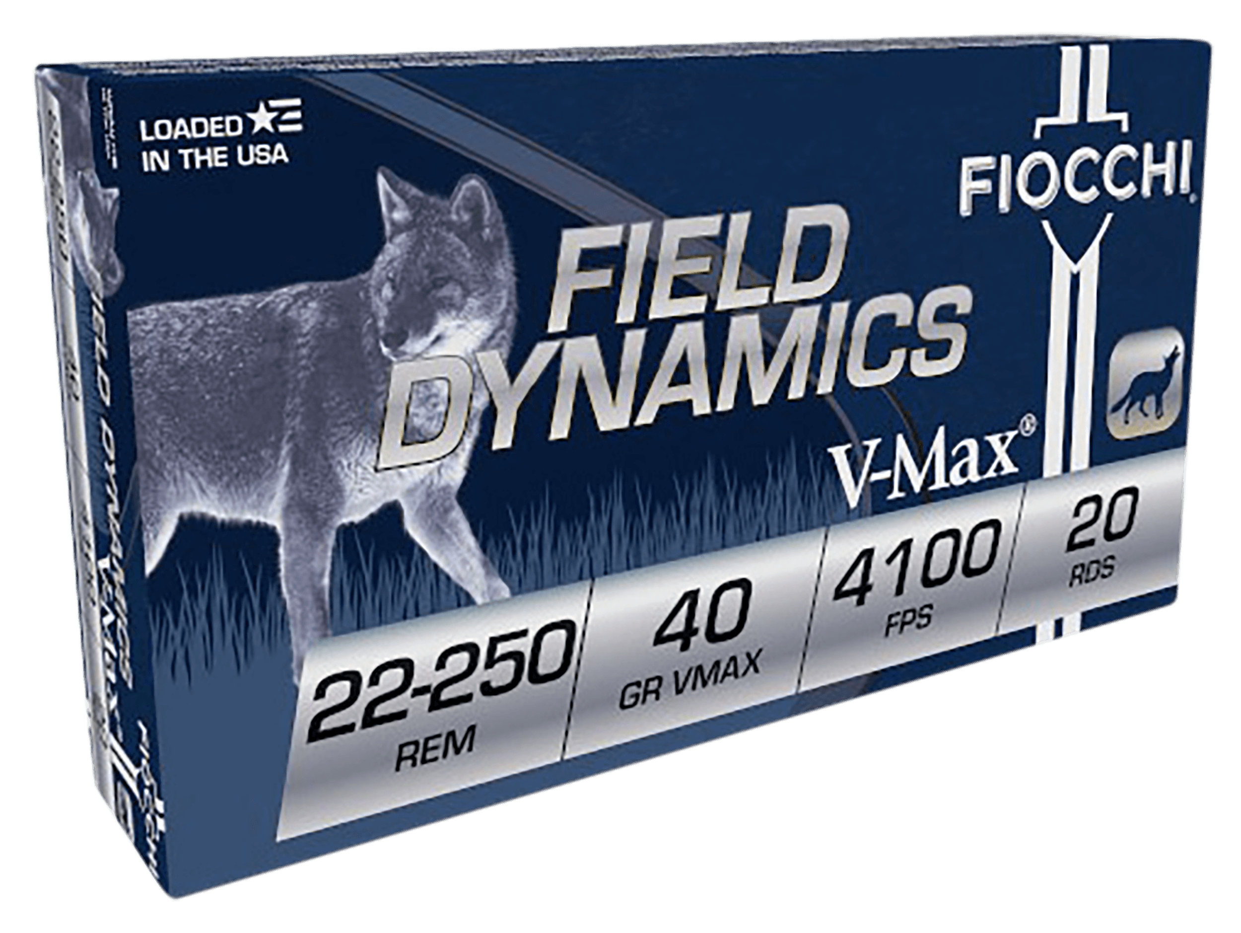 Fiocchi Fxt 22-250 Remington V Max 40 Grain 20 Rounds