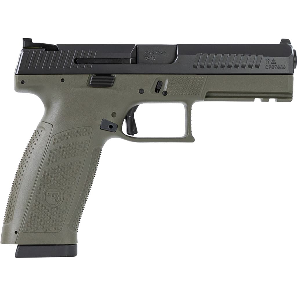 CZ P-10 F 9mm Luger 4.5 in 10 rd OD Green Nitride