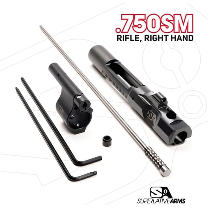Superlative Arms Ar-15 Adjustable Piston System with 0.750 Gas Block