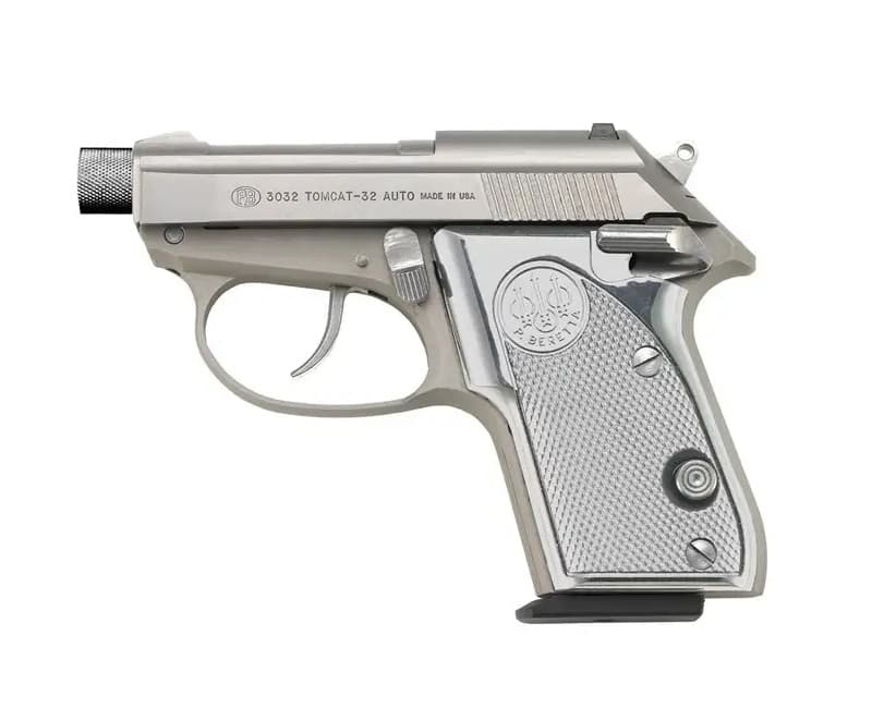 Beretta 3032 Tomcat Covert 32 ACP 28 inch 7 Round Stainless Finish