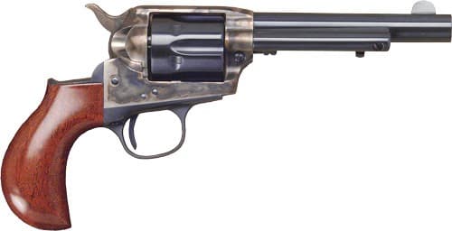 Cimarron, Lightning, .38 Special, 4.75in, 6rd, Case Hardened Blued, Walnut Grip