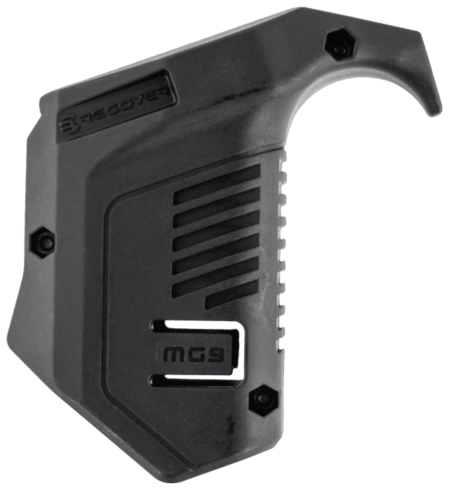Recover Tactical MG9 Angled Mag Pouch Black Polymer, Picatinny Rail Mount, Compatible w/ Glock