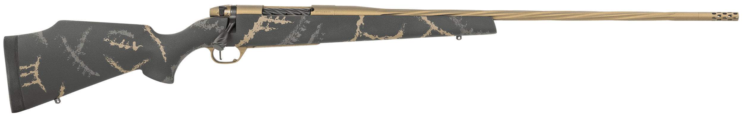 Weatherby Mark V Weathermark LTD 300 Weatherby Magnum 26" 3+1 Burnt Bronze Cerakote
