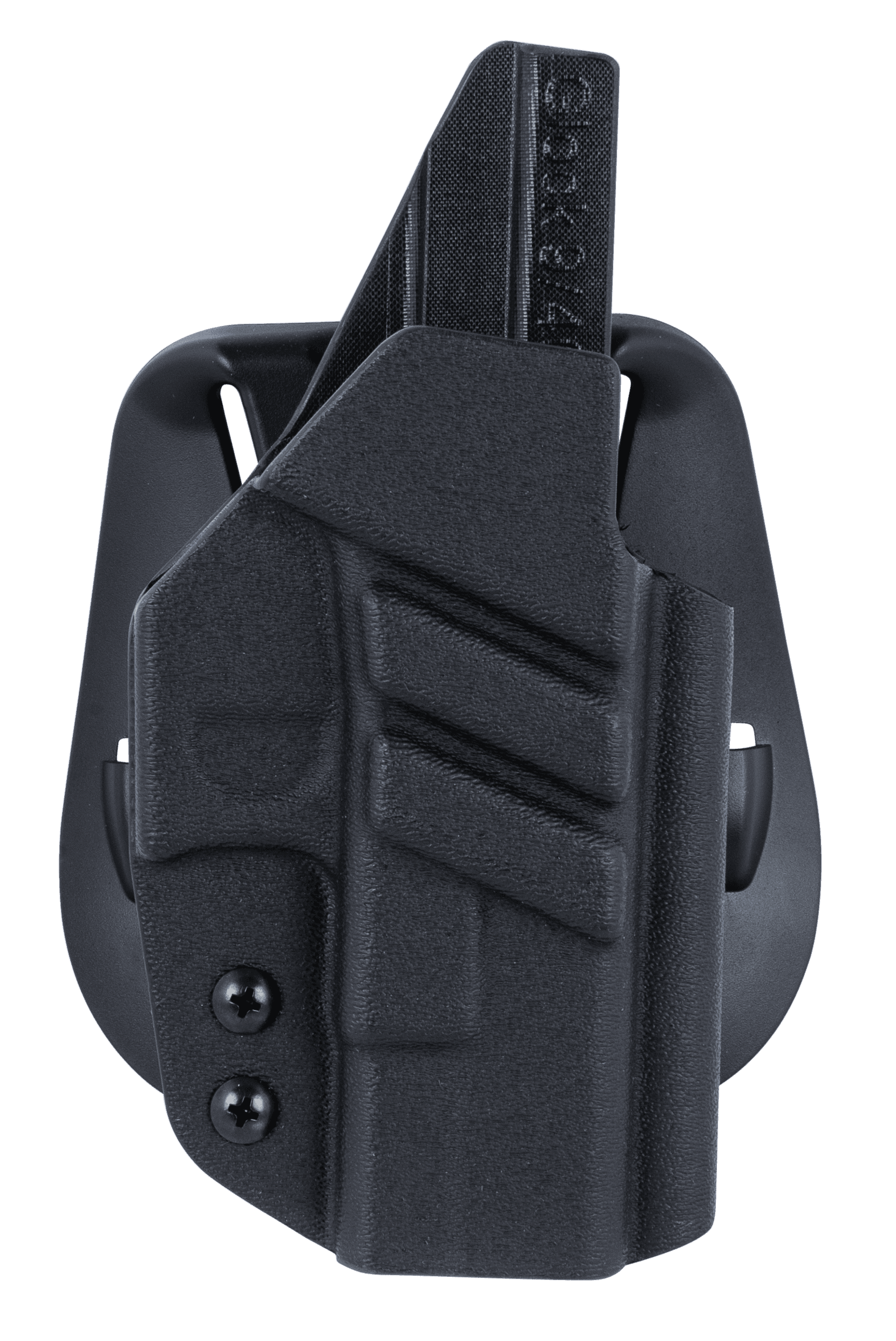 1791 Gunleather TACPDHOWBGLOCKBLKR Tactical Kydex  OWB Black Kydex Paddle Compatible w/Glock Right Hand