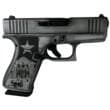 Glock G43X 9mm Luger 3.4in 10rd Silver Finish