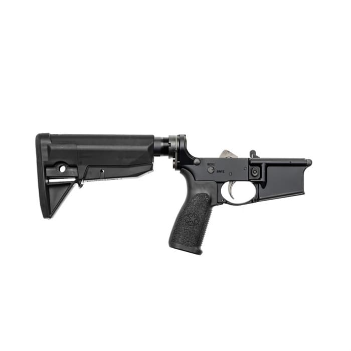 Lower Receiver Group w/ MK2 Receiver Extension & Stock Mod 0 - LRG-RMS-STK-MOD-0-BLK