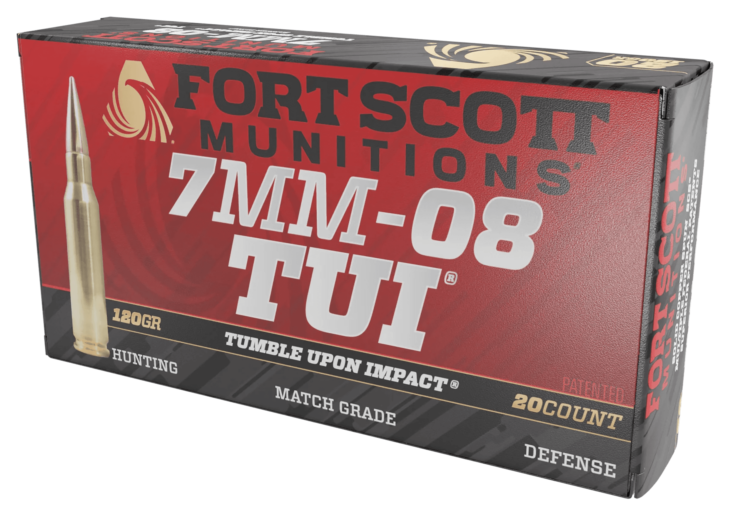Fort Scott Munitions Rifle Ammo 7mm-08 120 gr. TUI  20 rd.