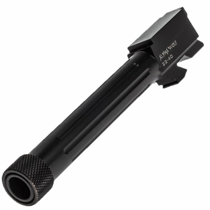 Lone Wolf Alphawolf 40 S&w Threaded Barrel Glock M22 M31 5.03in 9/16x24