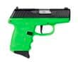SCCY DVG-1 RDR Handgun 9mm Luger 10rd Magazine 3.1" Barrel Striker Fired Black Slide/Lime Green Frame