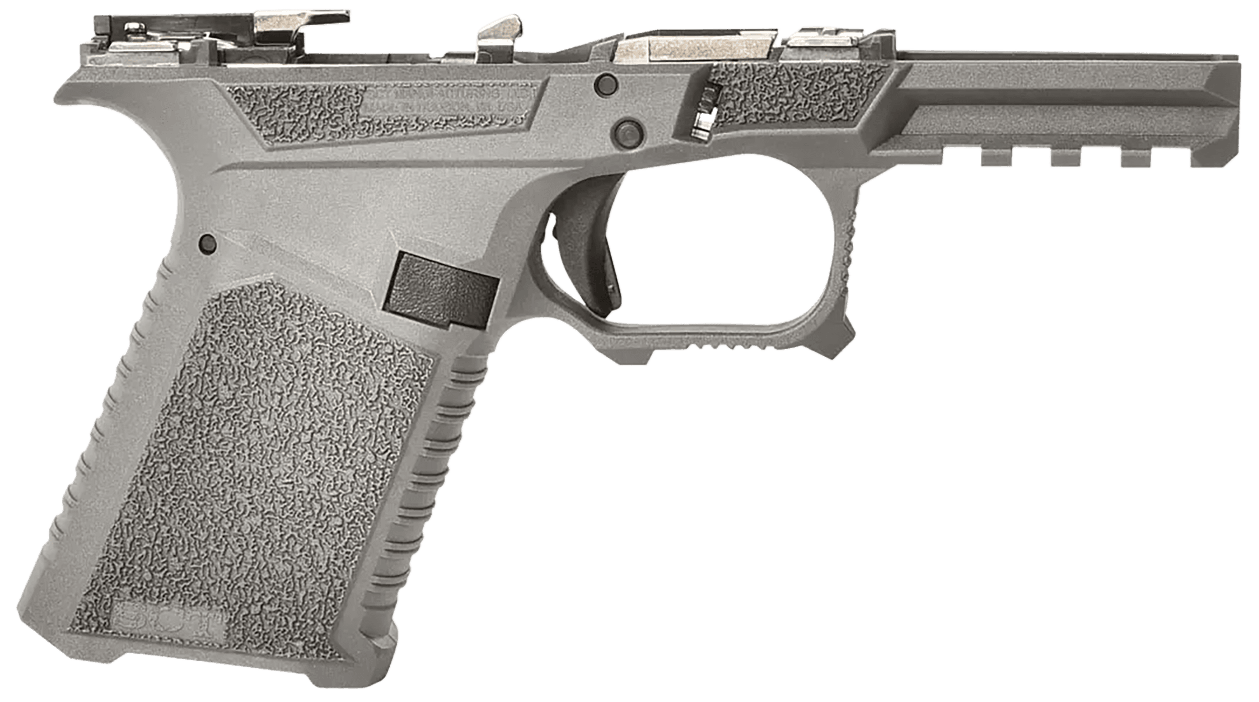 Sct Manufacturing 0226000000IC Compact  Compatible w/ Gen3 19/23/32 Gray Polymer Frame Aggressive Texture Grip