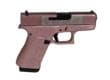 Glock G43X 9mm 3.41in 10rd Pink Battle Worn Cerakote