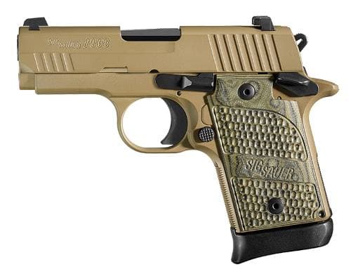 Sig Sauer P938 Scorpion 9mm 3 Inch 6 Rounds Flat Dark Earth