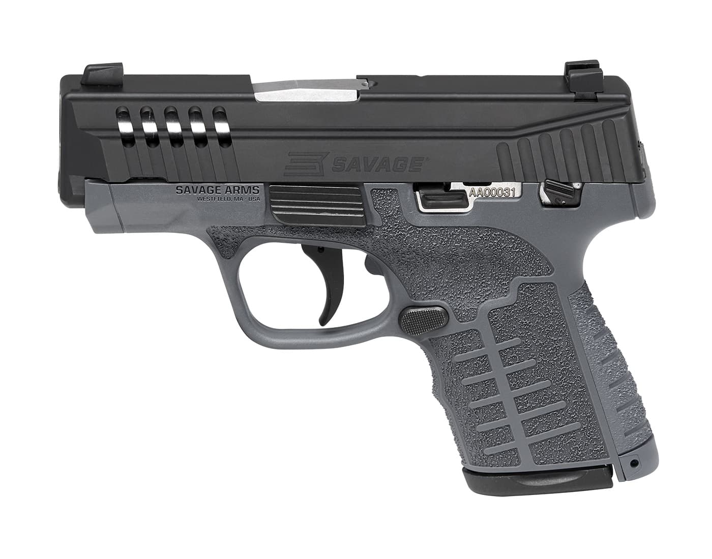 Savage Stance MC9MS 9mm 3.2in 7rd/8rd Grey