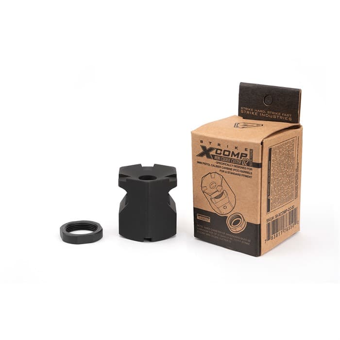 Strike Industries X-Comp Mini Cookie Cutter 02 M18X1 9mm Muzzle Device