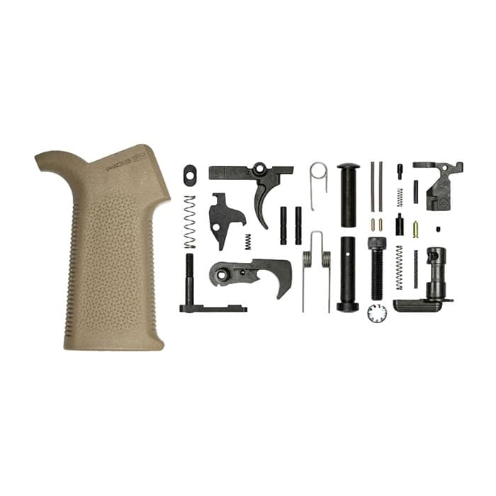 Aero Precision M4E1 Lower Parts Kit with MOE SL Grip Flat Dark Earth FDE