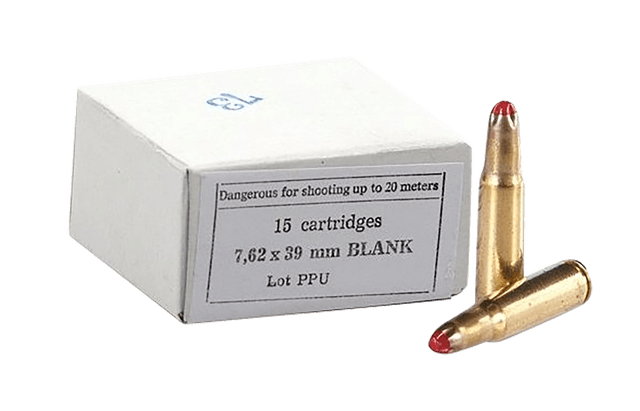 Prvi Partisan PPU PPB739 7.62x39mm Blank 15 Rounds