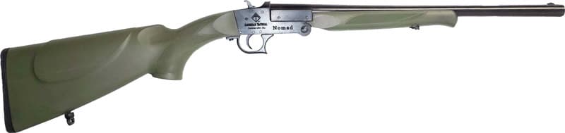 American Tactical Inc Nomad 20 Gauge 18in Barrel 1 Round OD Green Stock Blued Finish