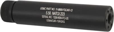 Guntec USA AR15 Fake Suppressor 5.5in AR Muzzlebrake Matte Finish