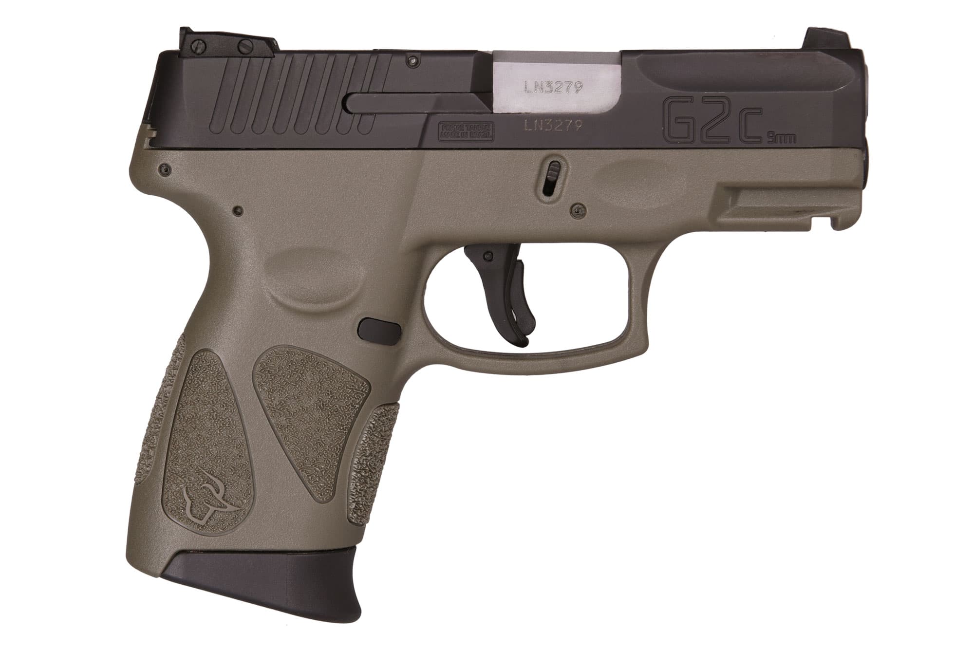 Taurus G2C 40 S&W 3.2 Inch 10 Round Olive Drab Green Semi-Automatic Pistol