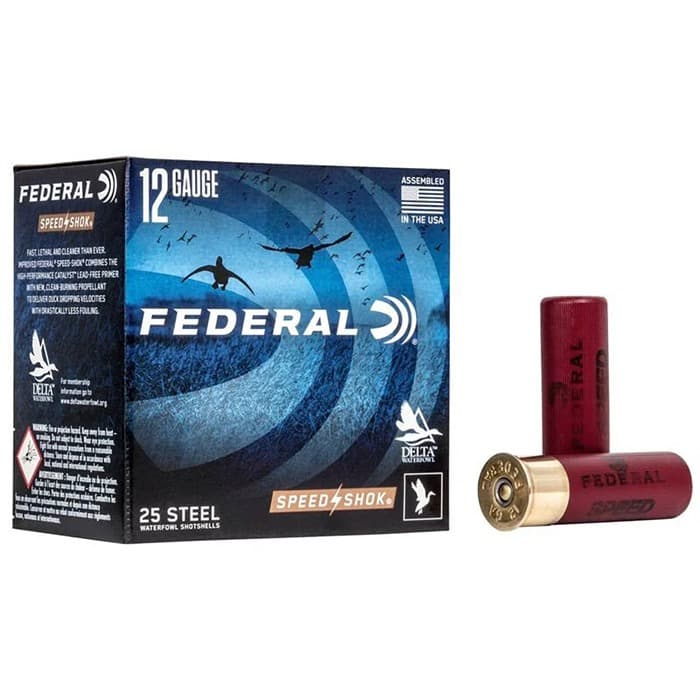 Federal Speed-Shok 12 Gauge 3 Inch #T Shot 1 1/4 Ounce 25 Rounds