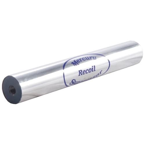 C & H Research STANDARD STOCK 5 Inch Recoil Suppressor Stainless Steel Silver
