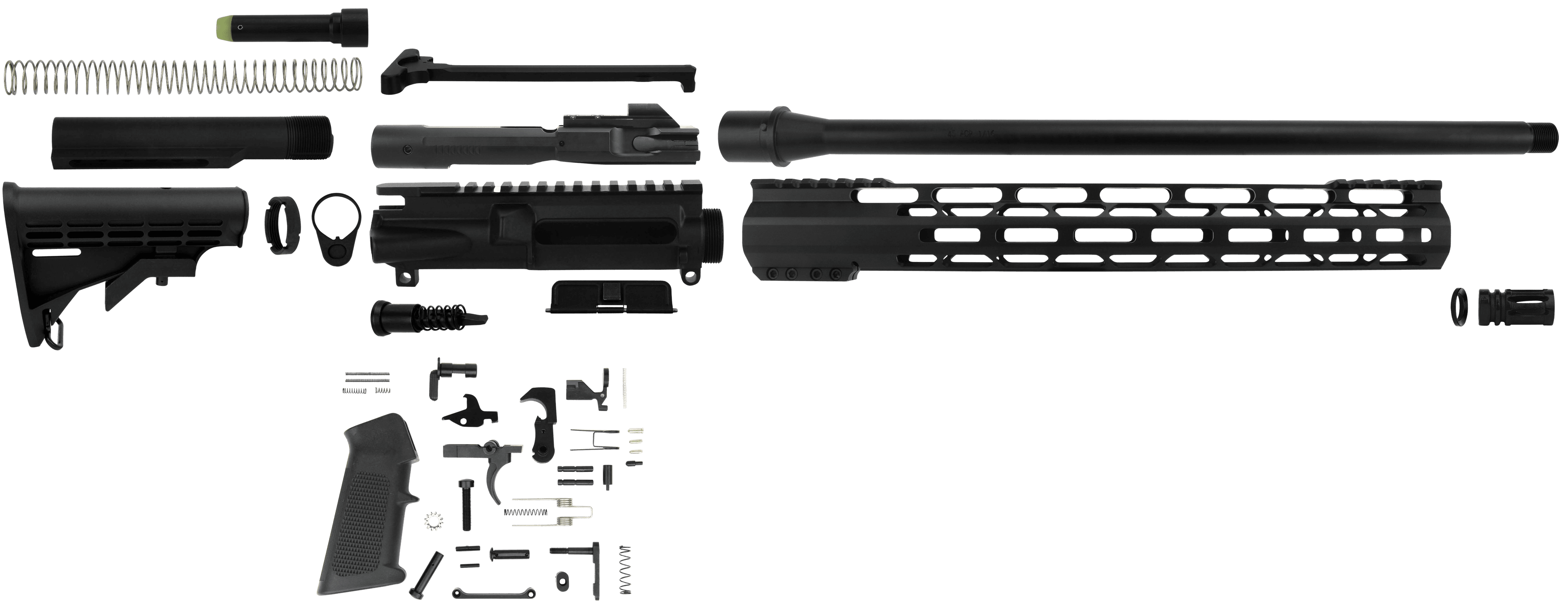 TacFire Ssrk45acplpk Ar Build Kit 45 ACP Ar Platform Aluminum