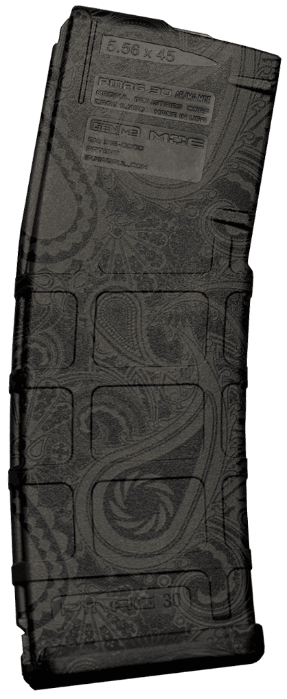 Weapon Works PMAG GEN M2 MOE 30rd Polymer Fits AR M4 5.56x45mm NATO Laser Paisley
