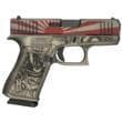 Glock G43X Custom 9mm 3.4in 10rd Rising Sun Bushido Battle Worn